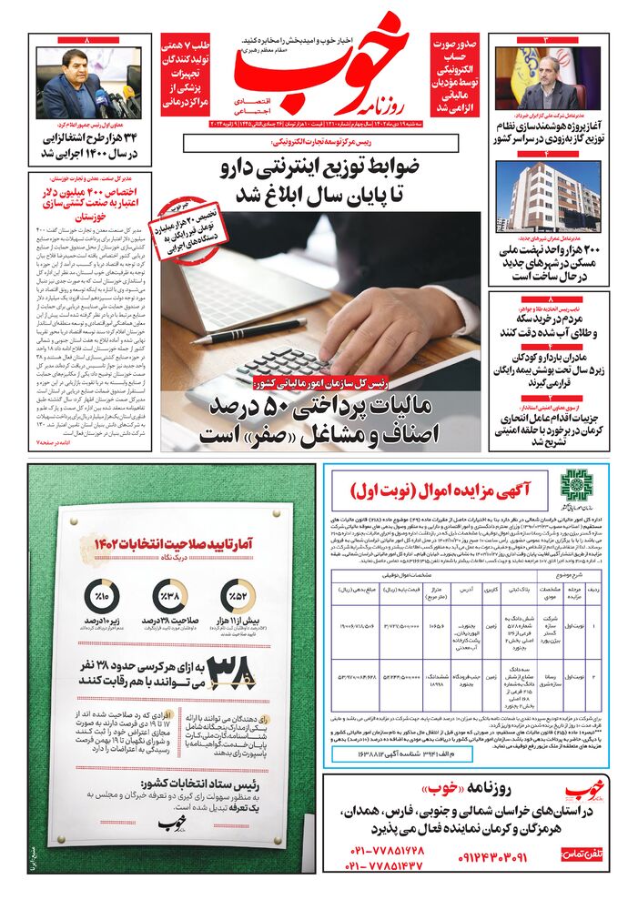 روزنامه خوب شماره 1210